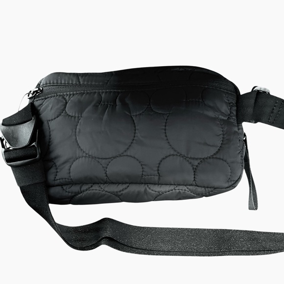 New Vera Bradley Disney Mini Belt Bag Black Featherweight Quilted Mickey Ears - Picture 11 of 15